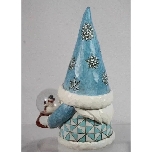 Jim Shore - SNOW GLOBE DREAMS - 2025 Holiday Gnome Figurine - 6017288 NIB - Picture 5 of 6